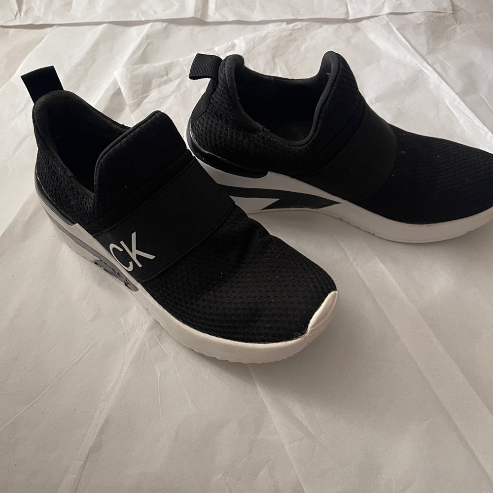 Black Calvin Klein Slip-On Sneakers